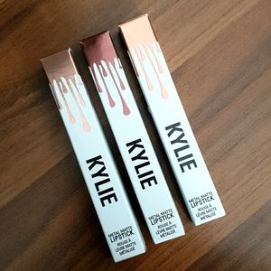 Kylie Metal Matte Lipsticks (all 3)
